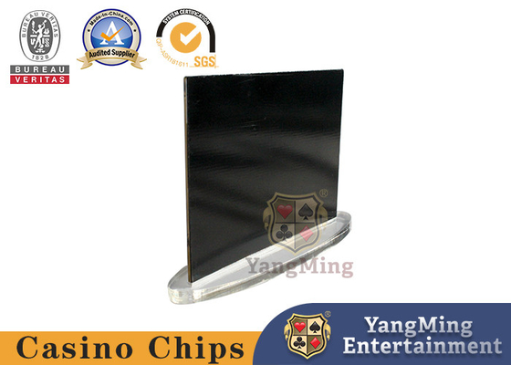 Acrylic Gold Screen Printing Baccarat Casino Gambling Chips