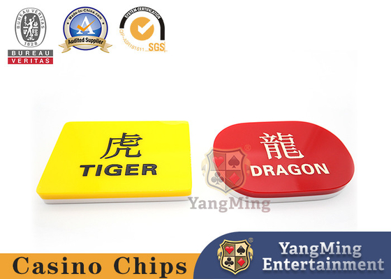 Customized Plastic Baccarat Casino Cards 2 Sided Fonts Engraving